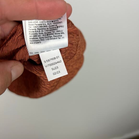 NEW Athleta Echo Top Blouse Rust Burnt Orange Shirt Lightweight Size Small - Picture 7 of 10